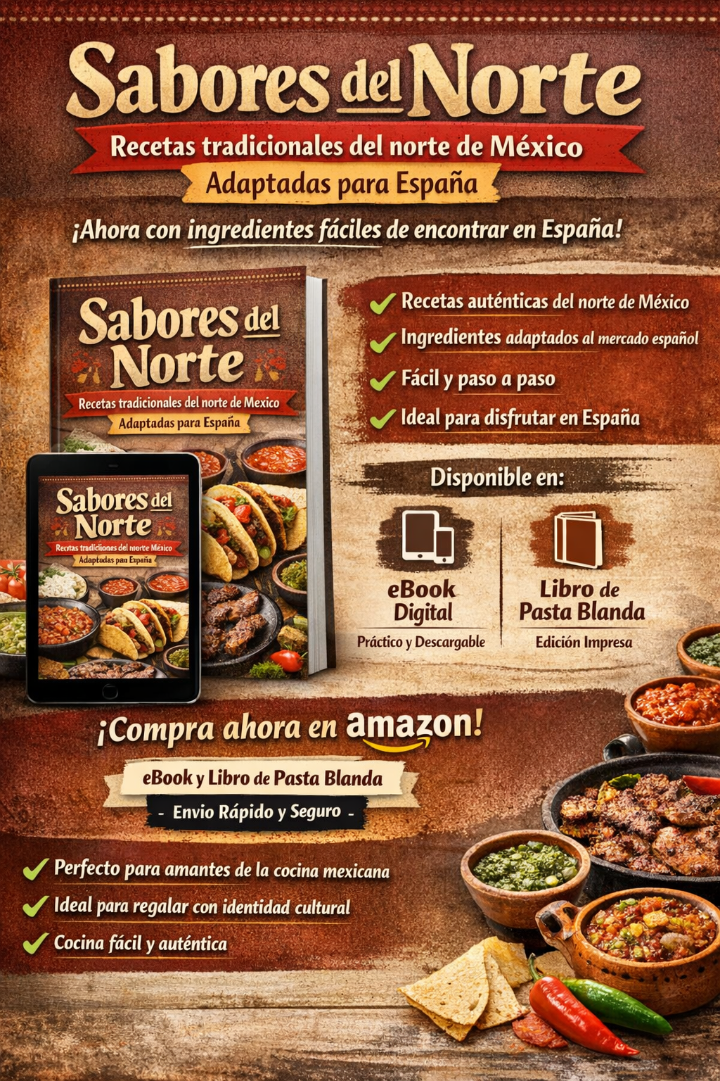 Portada del libro Sabores del Norte